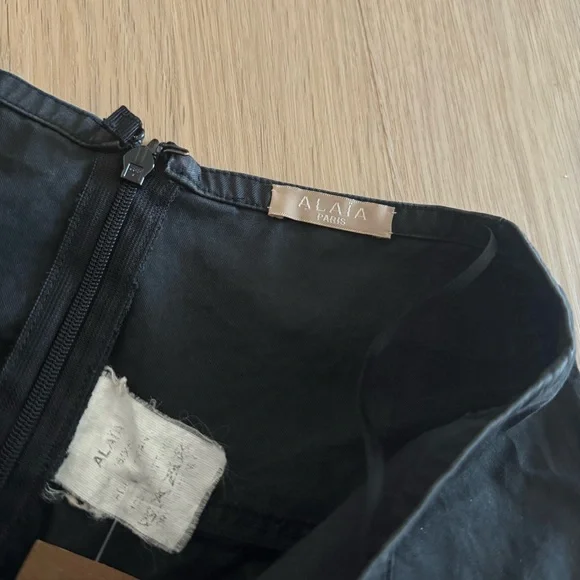 Vintage Azzedine Alaïa Cotton Structured Skirt - Xs/S - Picture 4 of 6